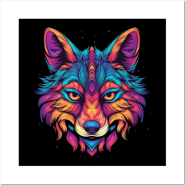 Coyote Smiling Wall Art by JH Mart